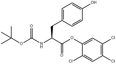 BOC-L-TYROSINE 2,4,5-TRICHLOROPHENYL ESTER Struktur