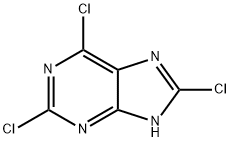 2,6,8-TRICHLOROPURINE Struktur