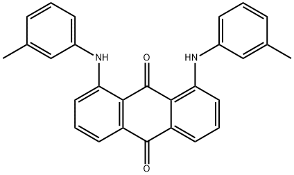 1,8-bis[(3-methylphenyl)amino]anthraquinone Struktur