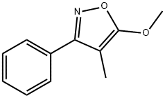 5-Methoxy-4-methyl-3-phenylisoxazole Struktur