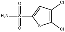 2,3-Dichlorothiophene-5-sulfonamide Struktur