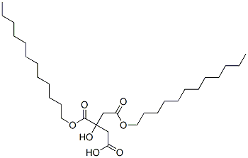 didodecyl hydrogen citrate  Struktur