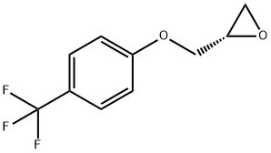 (S)-2-((4-(TRIFLUOROMETHYL)PHENOXY)METHYL)OXIRANE Struktur