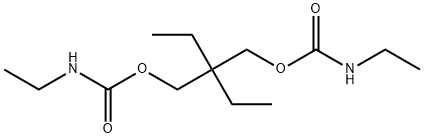 Bis(N-ethylcarbamic acid)2,2-diethyltrimethylene ester Struktur