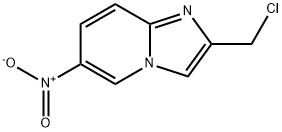 2-(CHLOROMETHYL)-6-NITRO-IMIDAZO[1,2-A]PYRIDINE Struktur