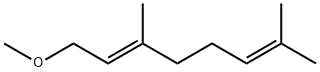 (E)-1-methoxy-3,7-dimethylocta-2,6-diene  Struktur