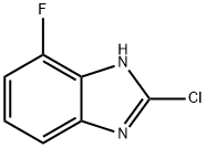 1H-Benzimidazole,2-chloro-4-fluoro-(9CI) Struktur