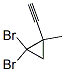 1,1-Dibromo-2-ethynyl-2-methylcyclopropane Struktur