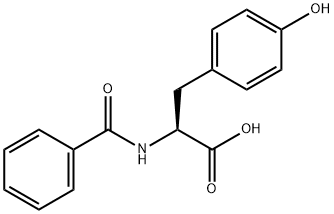 N-BENZOYL-L-TYROSINE Struktur