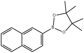 NAPHTHALENE-2-BORONIC ACID, PINACOL ESTER Structure