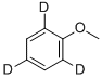 ANISOLE-2,4,6-D3 Struktur