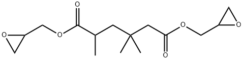 bis(oxiranylmethyl) 2,4,4-trimethyladipate Struktur