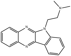 6-(2-dimethylaminoethyl)-6H-indolo(2,3-b)-quinoxaline Struktur