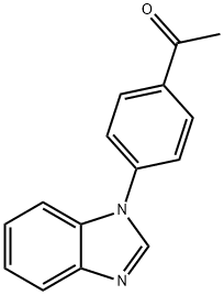 1-[4-(1H-BENZIMIDAZOL-1-YL)PHENYL]ETHANONE Struktur