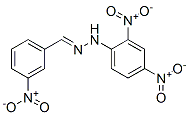 N-(2,4-Dinitrophenyl)-3-nitrobenzaldehyde hydrazone Struktur