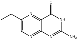 4(1H)-Pteridinone,2-amino-6-ethyl-(9CI) Struktur