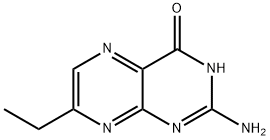 4(1H)-Pteridinone,2-amino-7-ethyl-(9CI) Struktur