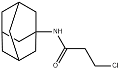 N-(1-Adamantyl)-3-chloropropionamide Struktur