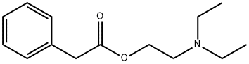 ACETIC ACID, PHENYL-, 2-(DIETHYLAMINO)ETHYL ESTER Struktur