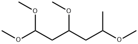 1,1,3,5-Tetramethoxyhexane Struktur