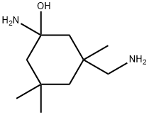 1-Amino-3-(aminomethyl)-3,5,5-trimethylcyclohexan-1-ol Struktur