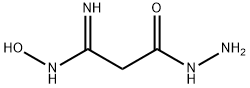 3-HYDRAZINO-N'-HYDROXY-3-OXOPROPANIMIDAMIDE Struktur