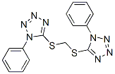 5,5'-(Methylenebisthio)bis(1-phenyl-1H-tetrazole) Struktur