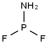 Aminodifluorophosphine Struktur