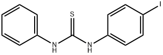 N-Phenyl-N'-(p-iodophenyl)thiourea Struktur