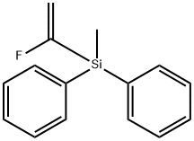 (1-FLUOROVINYL)METHYLDIPHENYLSILANE Struktur