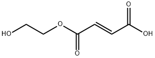 (2-hydroxyethyl) hydrogen fumarate  Struktur