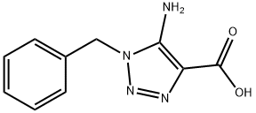 5-Amino-1-benzyl-1H-1,2,3-triazole-4-carboxylic acid Struktur