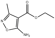 5-AMINO-3-METHYL-ISOXAZOLE-4-CARBOXYLIC ACID ETHYL ESTER Struktur