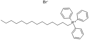 (1-TETRADECYL)TRIPHENYLPHOSPHONIUM BROMIDE Struktur