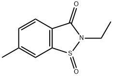 1,2-Benzisothiazol-3(2H)-one,2-ethyl-6-methyl-,1-oxide(9CI) Struktur