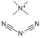 Methanaminium, N,N,N-trimethyl-, salt with cyanocyanamide Struktur