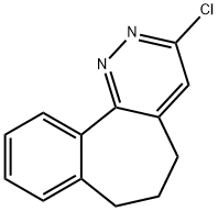 3-CHLORO-6,7-DIHYDRO-5H-BENZO[6,7]CYCLOHEPTA[1,2-C]PYRIDAZINE Struktur