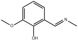 Phenol, 2-methoxy-6-[(E)-(methylimino)methyl]- (9CI) Struktur