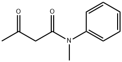 N-methyl-3-oxo-N-phenylbutyramide Struktur