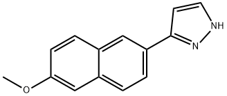 5-(6-METHOXY-2-NAPHTHYL)-1H-PYRAZOLE Struktur