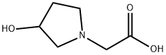 1-Pyrrolidineacetic acid, 3-hydroxy- (9CI)