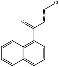 1-Naphtyl(2-chlorovinyl) ketone Struktur