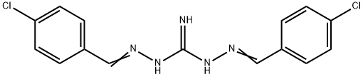 Bis[(4-chlorophenyl)methylene]carbonimidic dihydrazide hydrochloride Struktur