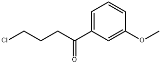 4-CHLORO-1-(3-METHOXYPHENYL)-1-OXOBUTANE Struktur