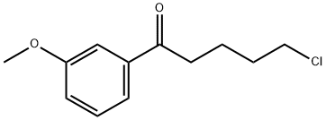 5-CHLORO-1-(3-METHOXYPHENYL)-1-OXOPENTANE Struktur