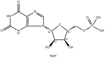 XANTHOSINE 5'-MONOPHOSPHATE DISODIUM SALT Structure