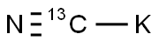 POTASSIUM CYANIDE-13C Structure