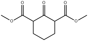 Dimethylcyclohexanone-2,6-dicarboxylate Struktur