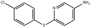 5-Amino-2-[(4-chlorophenyl)thio]pyridine Struktur