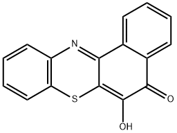 6-HYDROXYBENZO(A)PHENOTHIAZIN-5-ONE Struktur